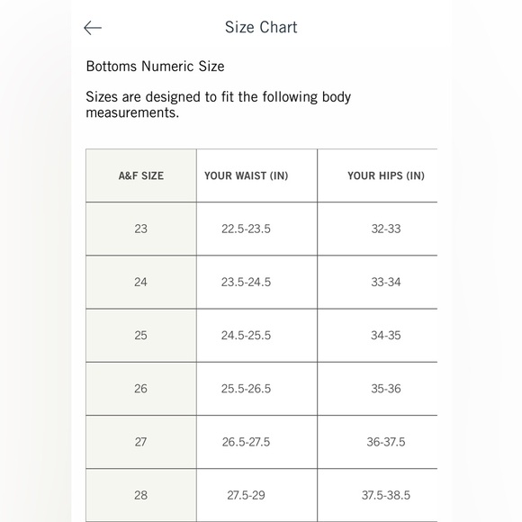 Abercrombie Mid Rise 90s Straight Jean 28L - Picture 10 of 11